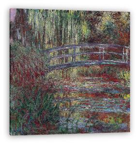 Claude Monet: A japán híd Givernyben (1900) - Színverzió 1. (vászonkép)