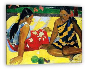 Paul Gauguin: Tahiti nők - Színverzió 1. (vászonkép)