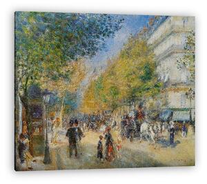 Pierre Auguste Renoir: A Grand Boulevard - színverzió 1. (vászonkép)