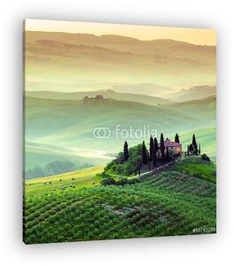 Podere in Toscana, olasz táj (vászonkép)
