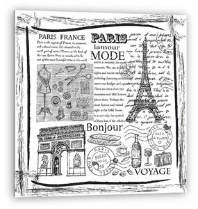Párizs Eiffel-torony (vászonkép)
