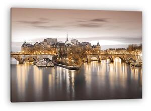 Ile Saint-louis Paris Seine (vászonkép)