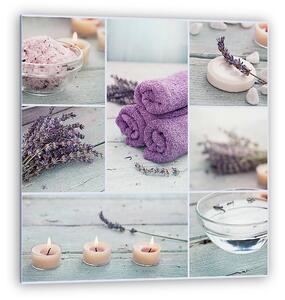 Lavender spa kollázs (vászonkép)