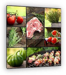 BBQ kollázs (vászonkép)
