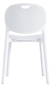 LUMA fehér műanyag szék