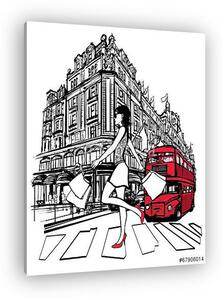Shopping-nap Londonban (vászonkép)