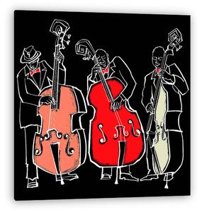 Jazz zenekar (vászonkép)