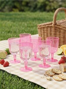 Sinsay - Talpas poharak 6 pack - pasztellpink