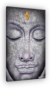 Buddha arc akril festmény (vászonkép)