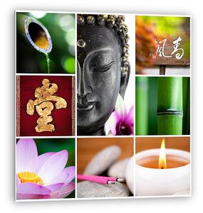 Buddha bambusz zen (vászonkép)