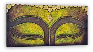 Buddha arc akril festmény (vászonkép)