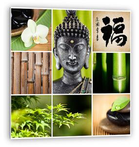 Buddha bambusz zen (vászonkép)