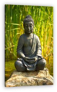 Buddha meditáció a vízen (vászonkép)