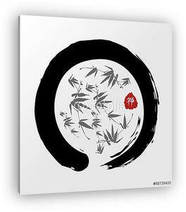 Zen kör illusztráció (vászonkép)