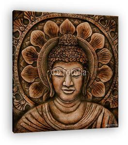 Buddha Stein Relief (vászonkép)