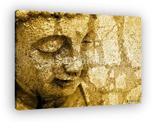 Grunge Buddha háttér - Sepia Fx (vászonkép)