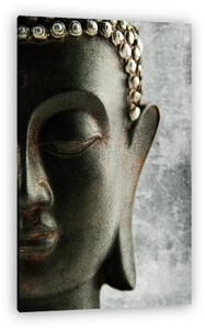 Fekete grunge Buddha (vászonkép)