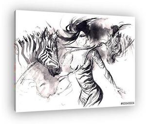 Zebra (vászonkép)