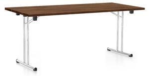 Összecsukható asztal 180 x 80 cm, silverjack tölgy