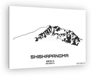 A Mt. Sisapangma (vászonkép)