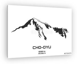 A Cho Oyu vázlata (vászonkép)