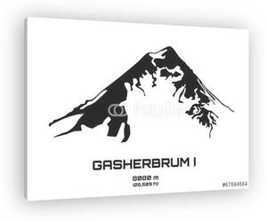 A Mt. Gasherbrum I (vászonkép)