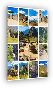 Rejtélyes város - Machu Picchu, Peru, Dél-Amerika. (vászonkép)