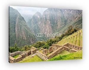 Machu Picchu Teraszok és Andok (vászonkép)