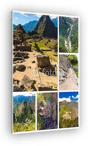 Rejtélyes város - Machu Picchu, Peru, Dél-Amerika (vászonkép)