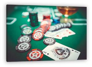 Poker (vászonkép)