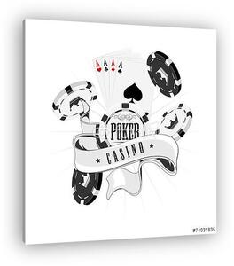 Poker (vászonkép)