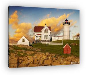 Nubble világítótorony, York, Maine, USA (vászonkép)