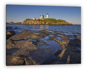 A Cape Neddick világítótorony (Maine, USA) (vászonkép)