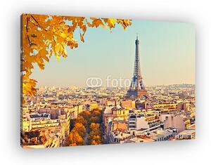 Eiffel-torony kilátása naplementekor (vászonkép)