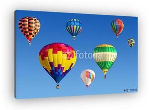 Hőlégballon parádé (vászonkép)