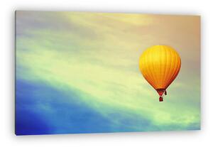 Sárga hőlégballon (vászonkép)