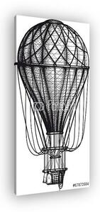 Hőlégballon rajz (vászonkép)
