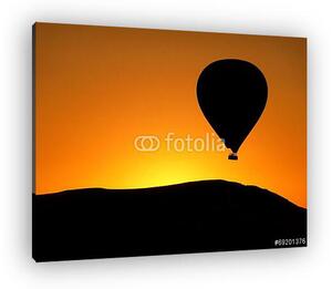 Hőlégballon sziluett (vászonkép)