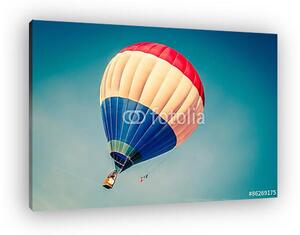 Trikolor hőlégballon (vászonkép)