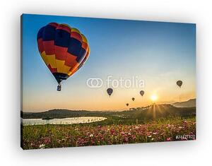 Hőlégballon fesztivál (vászonkép)