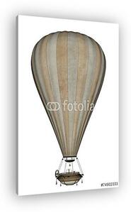 Retro hőlégballon rajz (vászonkép)
