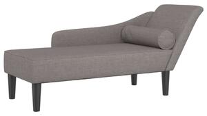 VidaXL Fotelágy - Szövet - Bézs - 141cm