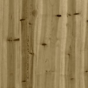 VidaXL tömör douglas fenyőfa kerti lábzsámoly párnával 120x80 cm
