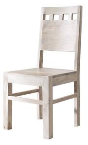 Massziv24 - WHITE WOOD szék, festett akác