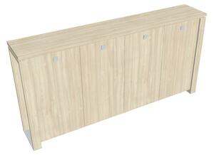Verno+ közepes gardrób 260 x 46 x 130 cm, akác