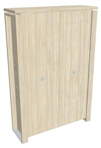 Verno+ magas gardrób 140 x 46 x 210 cm, akác