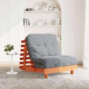 VidaXL Futon Kanapéágy - Fenyőfa - 80x206 cm