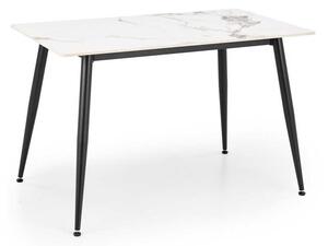 Webster étkezőasztal 120 cm, márvány / fekete