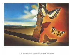 Landscape with Butterflies, 1956 Festmény reprodukció, Salvador Dalí, (80 x 60 cm)