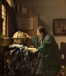 Vermeer, Jan (Johannes) - Festmény reprodukció The Astronomer, (35 x 40 cm)